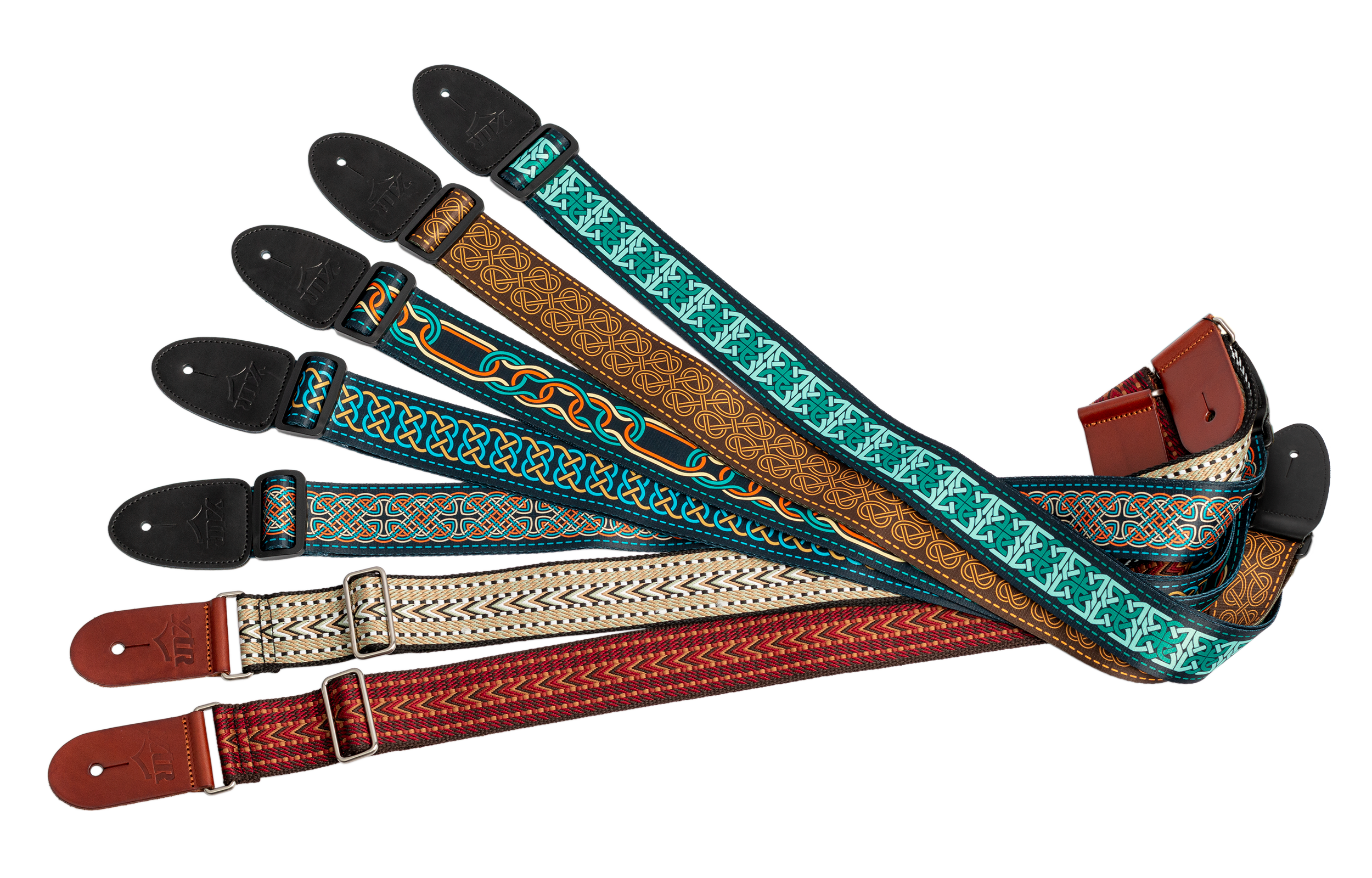 XTR | LS413 | Guitar Strap. | Gold and Teal XTR | LS413 | Guitar Strap. | Gold and Teal